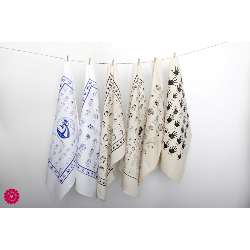 Custom Tea Towels Kids Faces